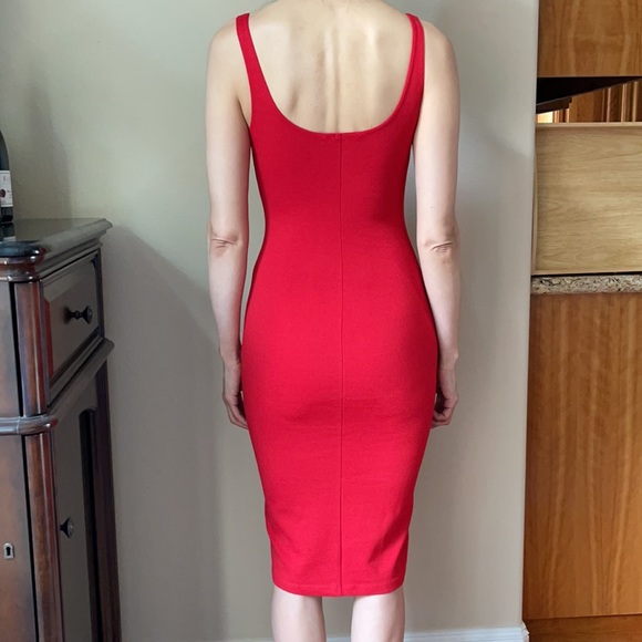 Red Tank Dress - Picture 2 of 3